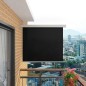 vidaXL Balkon-Seitenmarkise Multifunktional 150x200 cm Schwarz vidaXL Balkon-Seitenmarkise Multifunktional 150x200 cm Schwarz