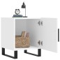 vidaXL Nachttisch Weiß 40x40x50 cm Holzwerkstoff vidaXL Nachttisch Weiß 40x40x50 cm Holzwerkstoff