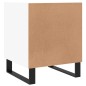 vidaXL Nachttisch Weiß 40x40x50 cm Holzwerkstoff vidaXL Nachttisch Weiß 40x40x50 cm Holzwerkstoff