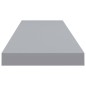 vidaXL Schwebendes Wandregal Grau 90x23,5x3,8 cm MDF vidaXL Schwebendes Wandregal Grau 90x23,5x3,8 cm MDF