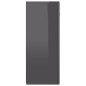 vidaXL Sideboard Hochglanz-Grau 105x30x75 cm Holzwerkstoff