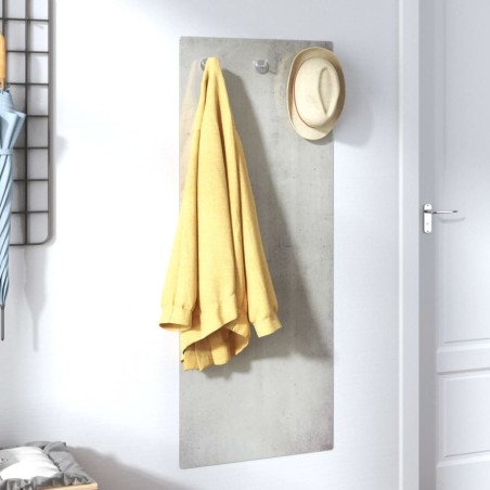 vidaXL Wandgarderobe 125x50 cm Hartglas Steinmauer-Optik