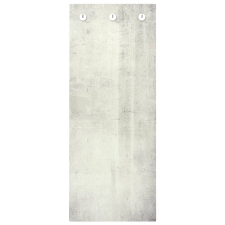 vidaXL Wandgarderobe 125x50 cm Hartglas Steinmauer-Optik