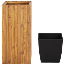 vidaXL Garten-Hochbeet 43,5 x 43,5 x 90 cm Massivholz Akazie