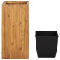 vidaXL Garten-Hochbeet 43,5 x 43,5 x 90 cm Massivholz Akazie vidaXL Garten-Hochbeet 43,5 x 43,5 x 90 cm Massivholz Akazie