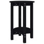 vidaXL Couchtisch Schwarz Ø 40x60 cm Massivholz Kiefer vidaXL Couchtisch Schwarz Ø 40x60 cm Massivholz Kiefer