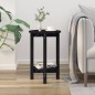 vidaXL Couchtisch Schwarz Ø 40x60 cm Massivholz Kiefer vidaXL Couchtisch Schwarz Ø 40x60 cm Massivholz Kiefer