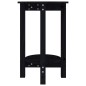 vidaXL Couchtisch Schwarz Ø 40x60 cm Massivholz Kiefer vidaXL Couchtisch Schwarz Ø 40x60 cm Massivholz Kiefer