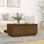 vidaXL Couchtisch Honigbraun 80x50x35 cm Massivholz Kiefer vidaXL Couchtisch Honigbraun 80x50x35 cm Massivholz Kiefer
