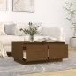 vidaXL Couchtisch Honigbraun 80x50x35 cm Massivholz Kiefer vidaXL Couchtisch Honigbraun 80x50x35 cm Massivholz Kiefer
