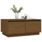 vidaXL Couchtisch Honigbraun 80x50x35 cm Massivholz Kiefer vidaXL Couchtisch Honigbraun 80x50x35 cm Massivholz Kiefer