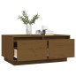 vidaXL Couchtisch Honigbraun 80x50x35 cm Massivholz Kiefer vidaXL Couchtisch Honigbraun 80x50x35 cm Massivholz Kiefer