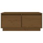 vidaXL Couchtisch Honigbraun 80x50x35 cm Massivholz Kiefer vidaXL Couchtisch Honigbraun 80x50x35 cm Massivholz Kiefer