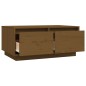 vidaXL Couchtisch Honigbraun 80x50x35 cm Massivholz Kiefer vidaXL Couchtisch Honigbraun 80x50x35 cm Massivholz Kiefer