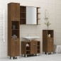 vidaXL Badschrank Braun Eichen-Optik 30x30x179 cm Holzwerkstoff vidaXL Badschrank Braun Eichen-Optik 30x30x179 cm Holzwerkstoff