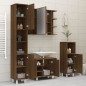 vidaXL Badschrank Braun Eichen-Optik 30x30x179 cm Holzwerkstoff vidaXL Badschrank Braun Eichen-Optik 30x30x179 cm Holzwerkstoff