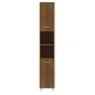 vidaXL Badschrank Braun Eichen-Optik 30x30x179 cm Holzwerkstoff vidaXL Badschrank Braun Eichen-Optik 30x30x179 cm Holzwerkstoff