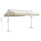 vidaXL Freistehende Markise Cremefarben 4 x 3 m vidaXL Freistehende Markise Cremefarben 4 x 3 m