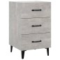 vidaXL Nachttisch Betongrau 40x40x66 cm Holzwerkstoff vidaXL Nachttisch Betongrau 40x40x66 cm Holzwerkstoff