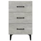 vidaXL Nachttisch Betongrau 40x40x66 cm Holzwerkstoff vidaXL Nachttisch Betongrau 40x40x66 cm Holzwerkstoff
