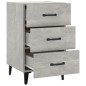 vidaXL Nachttisch Betongrau 40x40x66 cm Holzwerkstoff vidaXL Nachttisch Betongrau 40x40x66 cm Holzwerkstoff