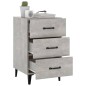 vidaXL Nachttisch Betongrau 40x40x66 cm Holzwerkstoff vidaXL Nachttisch Betongrau 40x40x66 cm Holzwerkstoff
