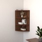 vidaXL Wand-Eckregal Braun Eichen-Optik 30x31,5x60 cm Holzwerkstoff vidaXL Wand-Eckregal Braun Eichen-Optik 30x31,5x60 cm Holzwerkstoff