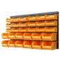 vidaXL 32-tlg. Sichtlagerboxen-Set Gelb und Schwarz vidaXL 32-tlg. Sichtlagerboxen-Set Gelb und Schwarz