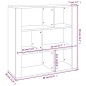 vidaXL Sideboard Braun Eichen-Optik 80x30x80 cm Holzwerkstoff vidaXL Sideboard Braun Eichen-Optik 80x30x80 cm Holzwerkstoff