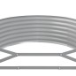 vidaXL Hochbeet Pulverbeschichteter Stahl 507x100x36 cm Grau vidaXL Hochbeet Pulverbeschichteter Stahl 507x100x36 cm Grau