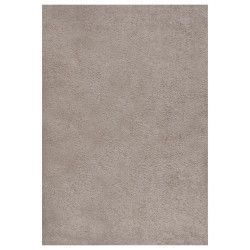 vidaXL Teppich Shaggy Hochflor Beige 160x230 cm