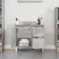 vidaXL Badschrank Betongrau 65x33x60 cm Holzwerkstoff vidaXL Badschrank Betongrau 65x33x60 cm Holzwerkstoff