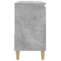 vidaXL Badschrank Betongrau 65x33x60 cm Holzwerkstoff vidaXL Badschrank Betongrau 65x33x60 cm Holzwerkstoff