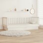 vidaXL Tagesbett Weiß 80x200 cm Massivholz Kiefer vidaXL Tagesbett Weiß 80x200 cm Massivholz Kiefer