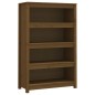 vidaXL Bücherregal Honigbraun 80x35x126 cm Massivholz Kiefer vidaXL Bücherregal Honigbraun 80x35x126 cm Massivholz Kiefer
