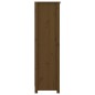 vidaXL Bücherregal Honigbraun 80x35x126 cm Massivholz Kiefer vidaXL Bücherregal Honigbraun 80x35x126 cm Massivholz Kiefer