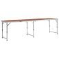 vidaXL Klappbarer Campingtisch Aluminium 240 x 60 cm vidaXL Klappbarer Campingtisch Aluminium 240 x 60 cm