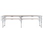 vidaXL Klappbarer Campingtisch Aluminium 240 x 60 cm vidaXL Klappbarer Campingtisch Aluminium 240 x 60 cm