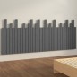 vidaXL Wand-Kopfteil Grau 204x3x80 cm Massivholz Kiefer vidaXL Wand-Kopfteil Grau 204x3x80 cm Massivholz Kiefer