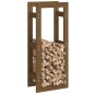 vidaXL Kaminholzregal Honigbraun 41x25x100 cm Massivholz Kiefer vidaXL Kaminholzregal Honigbraun 41x25x100 cm Massivholz Kiefer