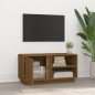 vidaXL TV-Schrank Honigbraun 80x35x40,5 cm Massivholz Kiefer vidaXL TV-Schrank Honigbraun 80x35x40,5 cm Massivholz Kiefer