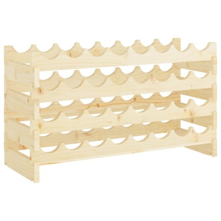 vidaXL Weinregal 83x29x46 cm Massivholz Kiefer