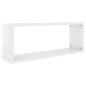 vidaXL Würfelregale 4 Stk. Hochglanz-Weiß 60x15x23 cm Holzwerkstoff vidaXL Würfelregale 4 Stk. Hochglanz-Weiß 60x15x23 cm Holzwerkstoff