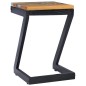 vidaXL Couchtisch 30 x 30 x 50 cm Massivholz Teak und Polyresin vidaXL Couchtisch 30 x 30 x 50 cm Massivholz Teak und Polyresin