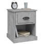vidaXL Nachttisch Betongrau 39x39x47,5 cm Holzwerkstoff vidaXL Nachttisch Betongrau 39x39x47,5 cm Holzwerkstoff