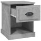 vidaXL Nachttisch Betongrau 39x39x47,5 cm Holzwerkstoff vidaXL Nachttisch Betongrau 39x39x47,5 cm Holzwerkstoff