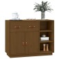 vidaXL Sideboard Honigbraun 98,5x40x75 cm Massivholz Kiefer vidaXL Sideboard Honigbraun 98,5x40x75 cm Massivholz Kiefer