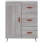 Highboard Grau Sonoma 69,5x34x180 cm Holzwerkstoff Highboard Grau Sonoma 69,5x34x180 cm Holzwerkstoff