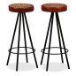 3-tlg. Bar-Set Altholz Massiv, Echtleder und Canvas 3-tlg. Bar-Set Altholz Massiv, Echtleder und Canvas
