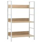 vidaXL Bücherregal 3 Regalböden Eiche 60×27,6×90,5 cm Holzwerkstoff vidaXL Bücherregal 3 Regalböden Eiche 60×27,6×90,5 cm Holzwerkstoff